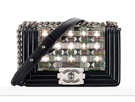 chanel led light up purse